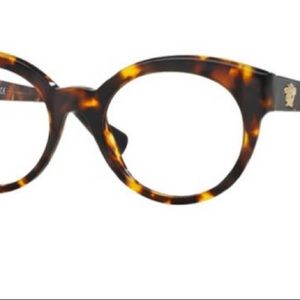 Versace Eyeglasses VE 3217 Havana Round 53/19